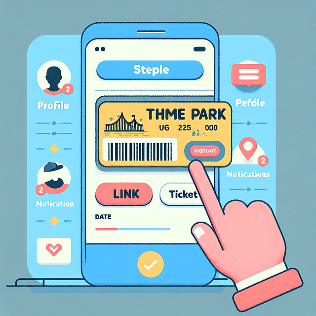 Linking a Disney World ticket in My Disney Experience