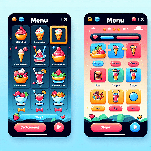 menu customization options in My Disney Experience app