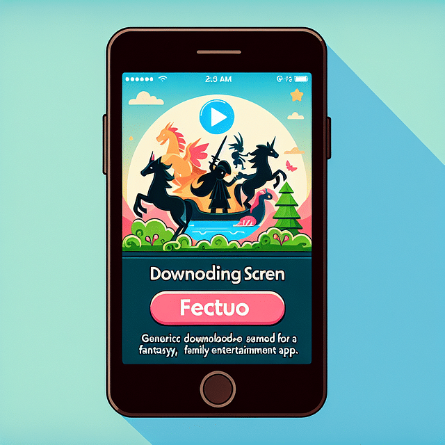 smartphone with My Disney Experience app download screen