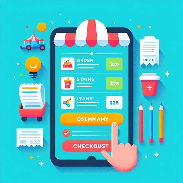 order summary and checkout screen in My Disney Experience app