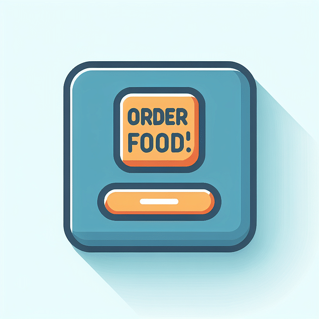 screenshot of the 'Order Food' button in My Disney Experience app