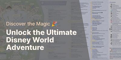 Unlock the Ultimate Disney World Adventure - Discover the Magic 🎉